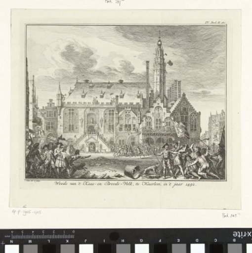 Uprising of the Cheese and Bread People in Haarlem, 1492