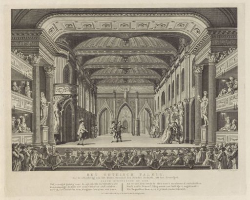 Theatre with Stage Set: The Gothic Palace