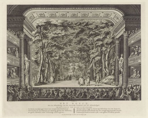Theatre with Stage Set: The Forest