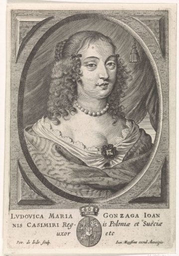 Portrait of Maria Ludovica Gonzaga, Queen of Poland
