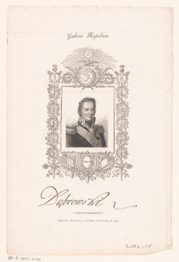 Portrait of Jan Henryk Dąbrowski