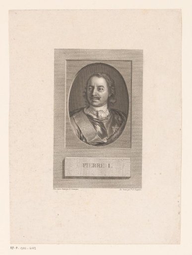 Portrait of Peter I the Great, Tsar of Russia