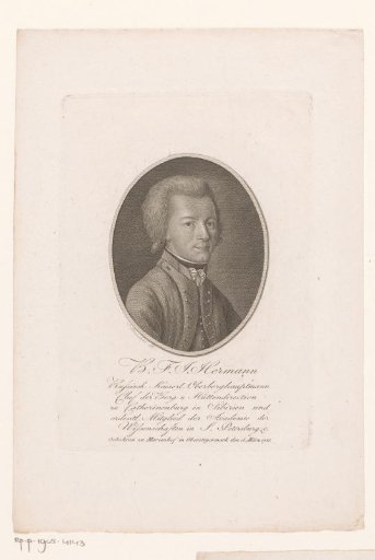 Portrait of Benedikt Franz Johann von Hermann