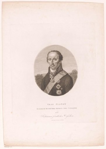Portrait of Matvei Ivanovich, Count Platov