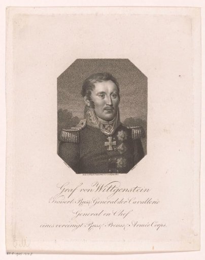 Portrait of Ludwig Adolph Peter, Graf Wittgenstein