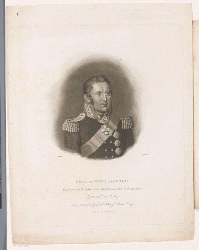 Portrait of Ludwig Adolph Peter von Sayn-Wittgenstein