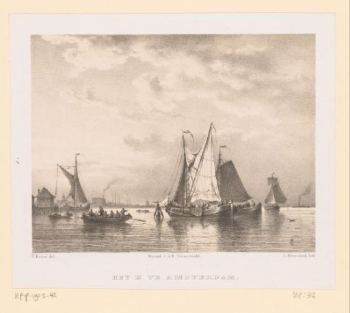 View of the IJ at Amsterdam