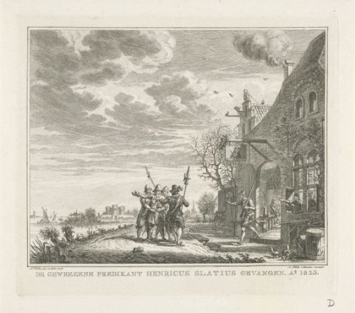 Henricus Slatius captured, 1623