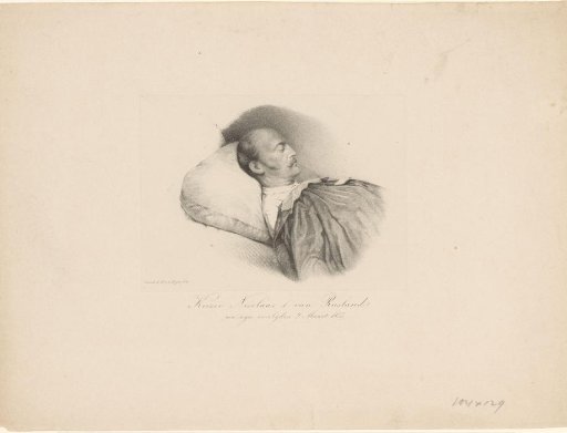 Death portrait of Tsar Nicholas I of Russia