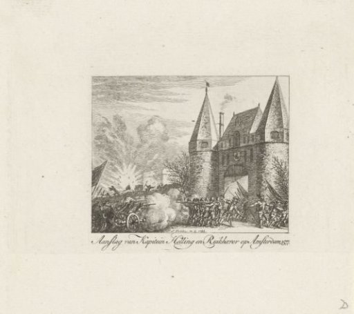 Attack under the command of Captain Helling and Ruychaver on Amsterdam, 1577