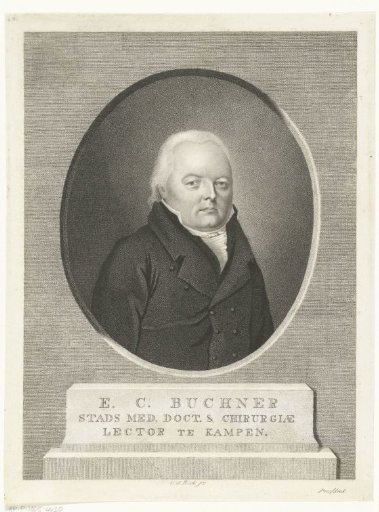 Portrait of physician Ernst Christiaan Buchner