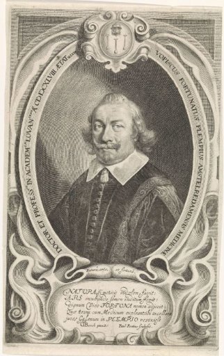 Portrait of Vopiscus Fortunatus Plempius at the age of 47