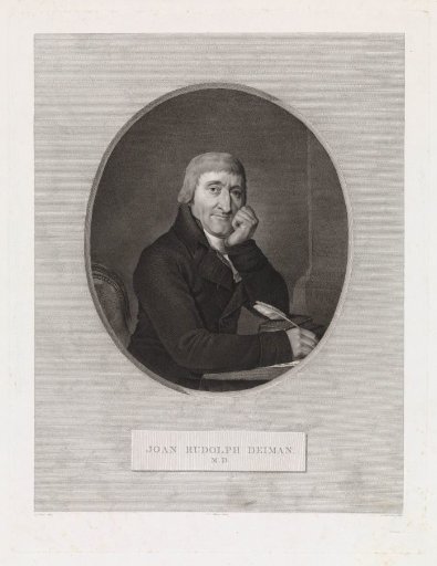 Portrait of the Physician Johan Rudolph Deiman