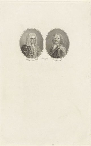 Portraits of Willem Jacob 's Gravesande and Hermanus Boerhaave