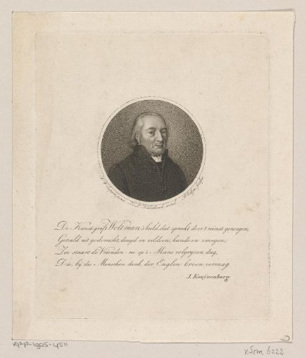 Portrait of Johannes Matthias Woltman