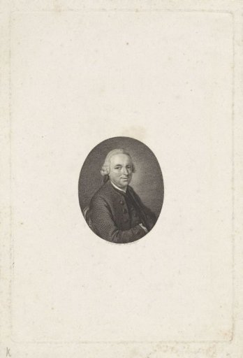 Portrait of the poet Hermannus Gerardus Oosterdijk