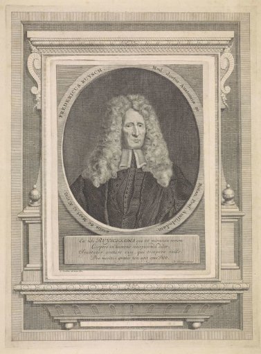 Portrait of the physician and botanist Frederick Ruysch
