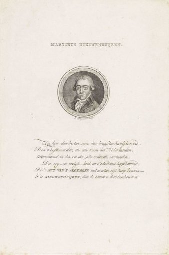 Portrait of Martinus Nieuwenhuyzen