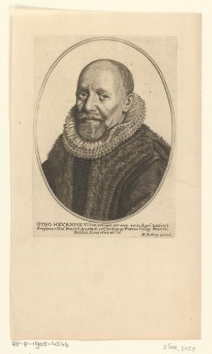 Portrait of Otto Heurnius at the age of 56