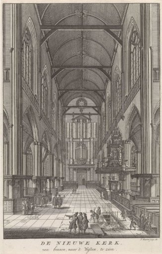 Interior of the New Church of Amsterdam