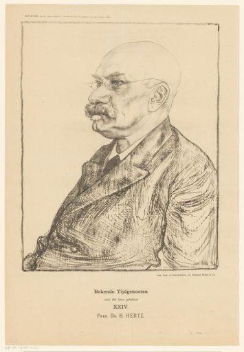 Portrait of Heinrich Daniel Johann Joachim Hertz