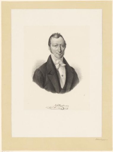 Portrait of Johannes Gerardus Vorstman
