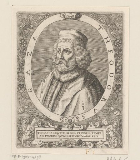 Portrait of Theodorus Gaza