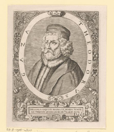 Portrait of Theodorus Gaza