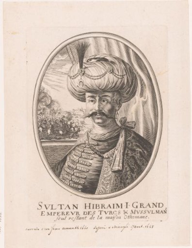 Portrait of Ibrahim I, Sultan of the Ottoman Empire