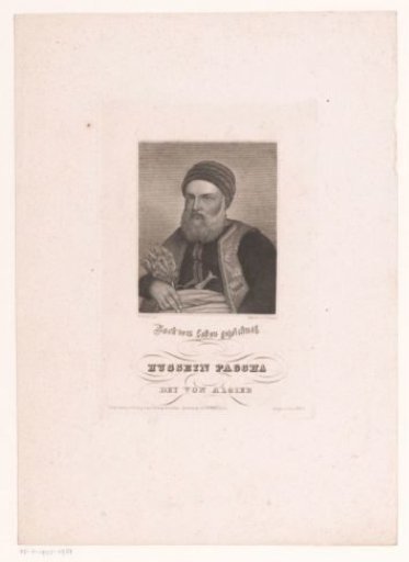 Portrait of Hussein, dey of Algiers