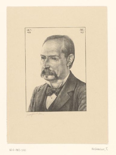Portrait of Diederik Korteweg at the Age of 49