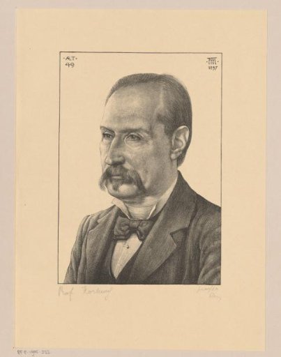 Portrait of Diederik Johannes Korteweg at the Age of 49