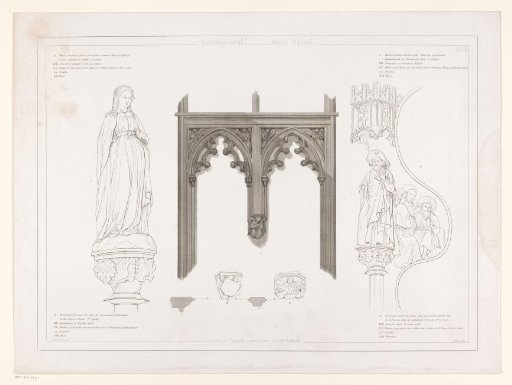 Five Details of St. John's Cathedral in 's-Hertogenbosch