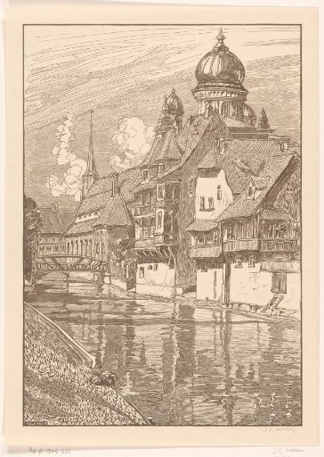 View of the synagogue of Nuremberg