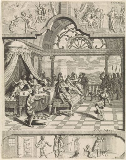 Salome dances before Herodes