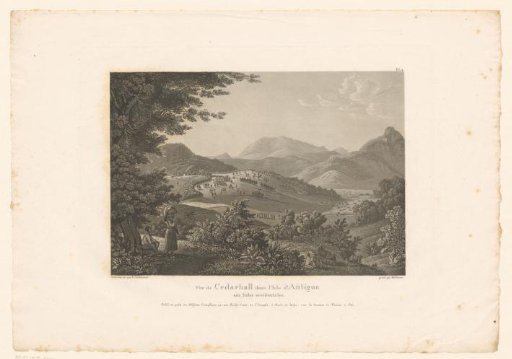 View of the Island of Antigua
