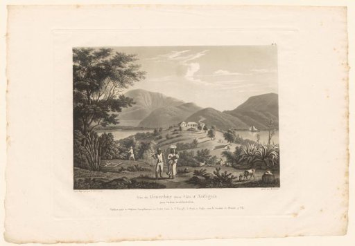 View of the Bay of the Island of Antigua