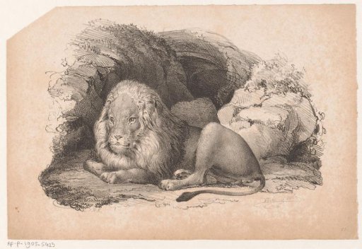 Recumbent lion