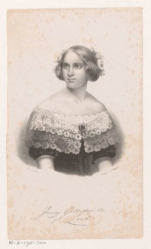 Portrait of Jenny Lind