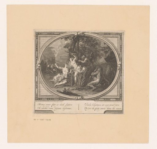 Syrinx startled by Pan