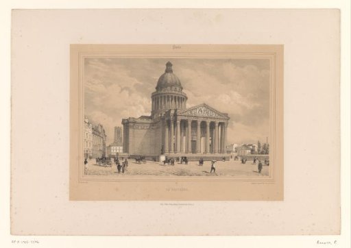View of the Panthéon in Paris