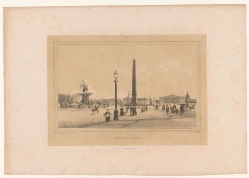 View of the Place de la Concorde in Paris