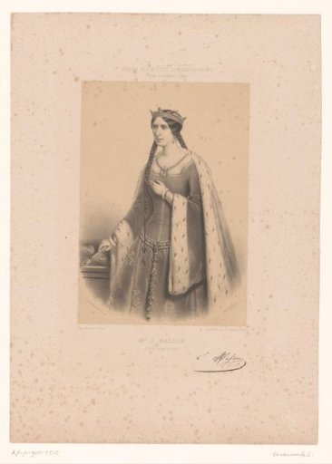 Portrait of E. Masson as Joanna of Castile in Jeanne la Folle
