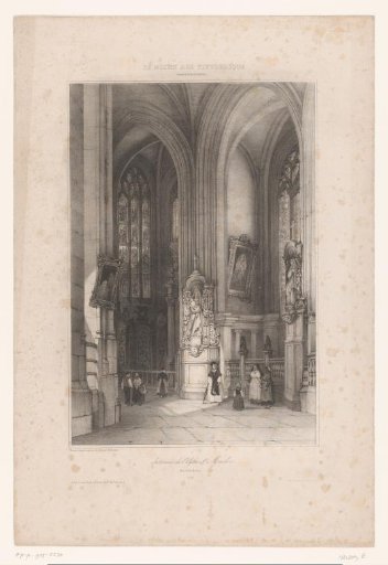 Interior of the Saint-Maclou in Rouen