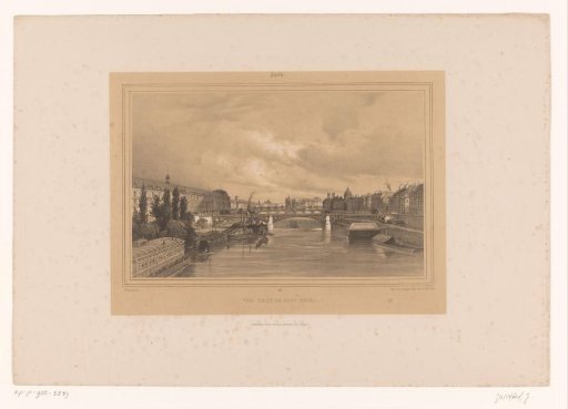 View of the Seine from the Pont Royal in Paris