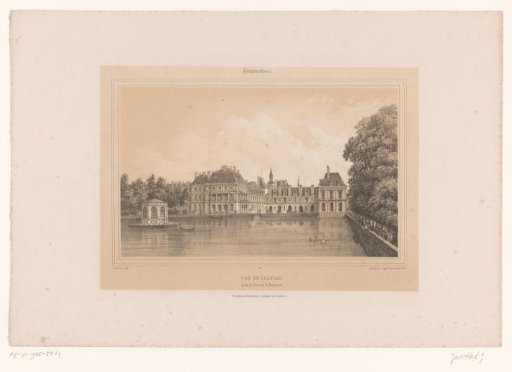 View of the Château of Fontainebleau