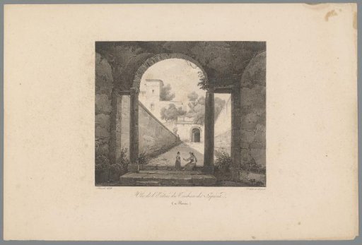 Entrance to the family tomb of the Scipioni in Rome