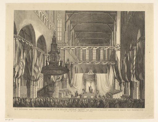 Inauguration of William I Frederick as sovereign prince