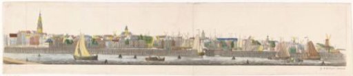 Panorama of Amsterdam (Sheet D)