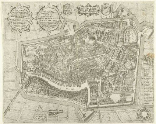 Plan of Leeuwarden, 1603